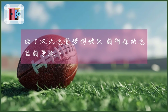 诺丁汉大总管梦想破灭 前阿森纳总监前景未卜